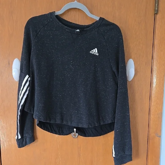 Adidas Black Long Sleeve Top - Picture 1 of 7